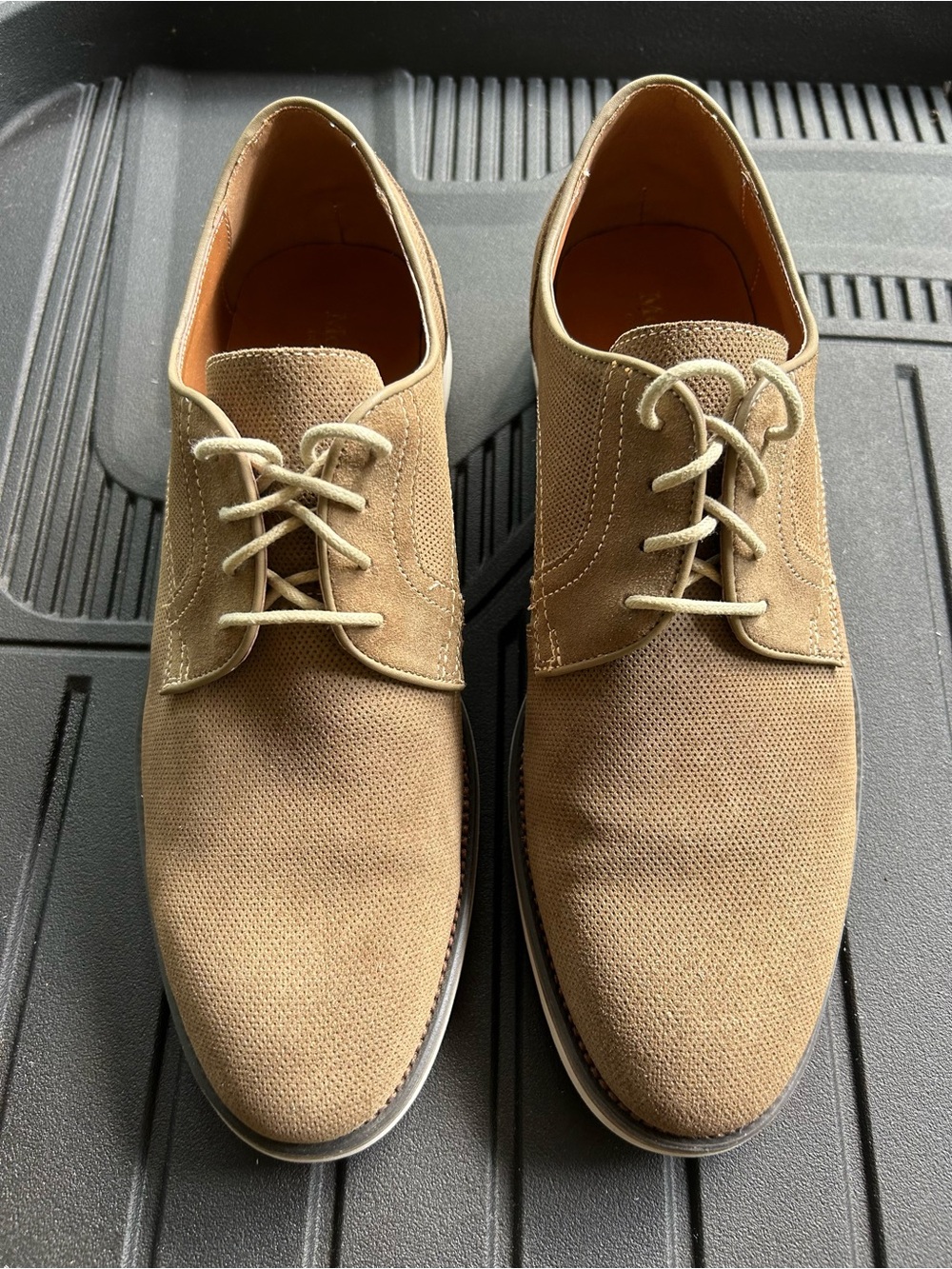 Men Moretti Gold Label shoes (nicol) Taupe color m321717mw SIZE 10D